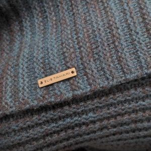 Elie Tahari Knit Wool Infinity Scarf